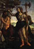 Боттичелли. 'Паллас Афина и Кентавр' (ок. 1482-1483)