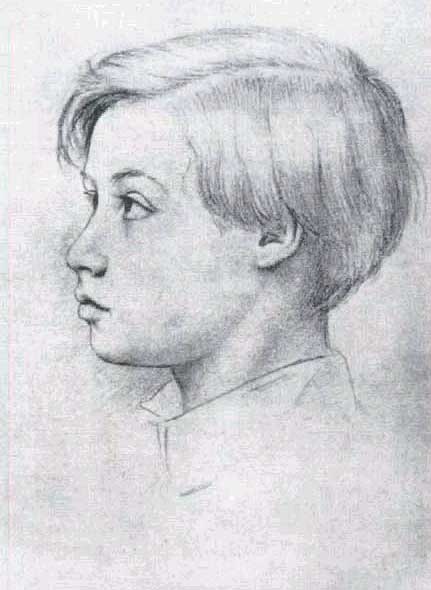 Портрет Рене Дега в десятилетнем возрасте, 1854-1855 