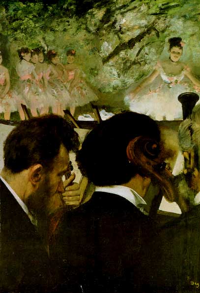Музыканты в оркестре, 1874-1876г. 
