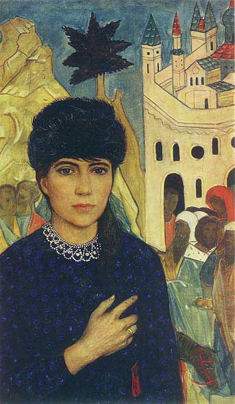 Портрет жены художника. 1968.Собственность автора 