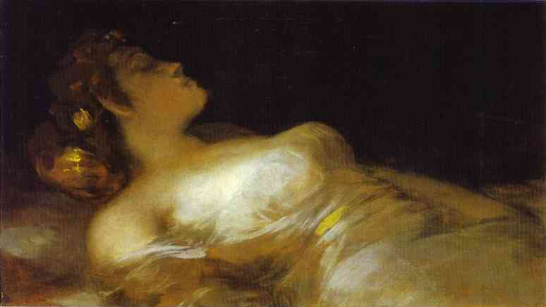 Sleep. c. 1800. Oil on canvas, 44.5 x 77 cm. National Gallery of Ireland, Dublin, Ireland. 