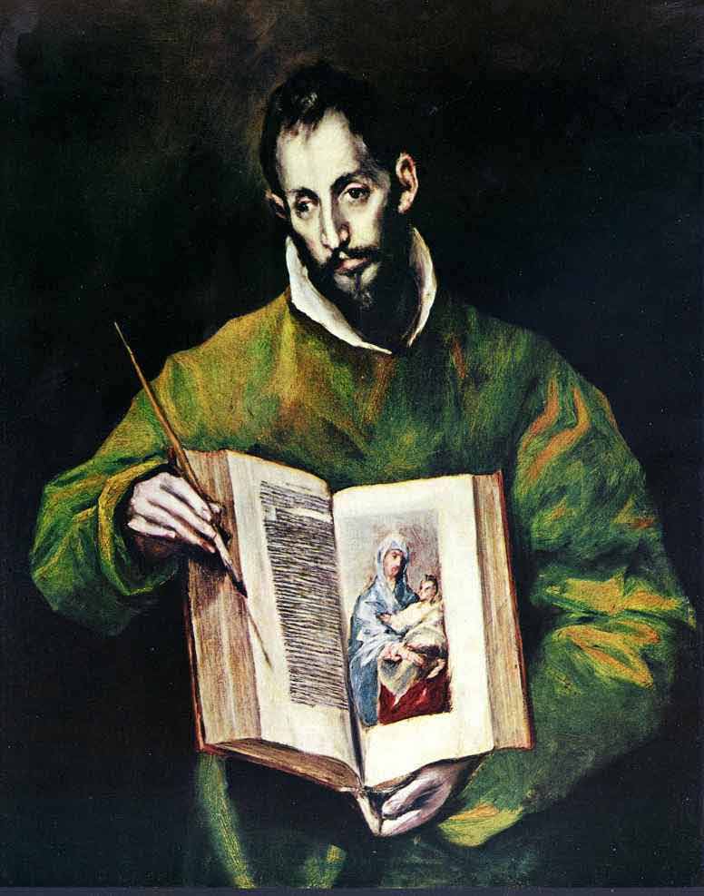 Св. Лука как художник.1608. Толедо, собор 