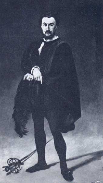 Портрет Рувьера в роли Гамлета, 1865г. 
