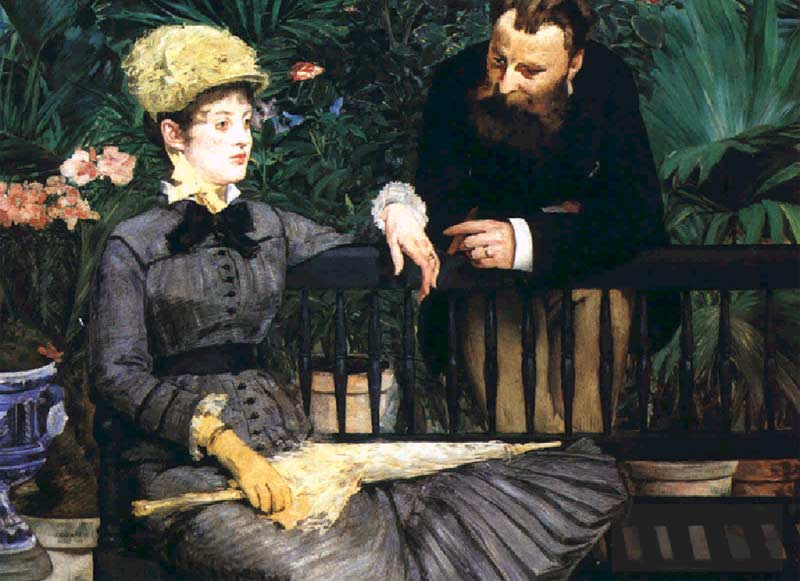 В оранжерее, 1879г. 