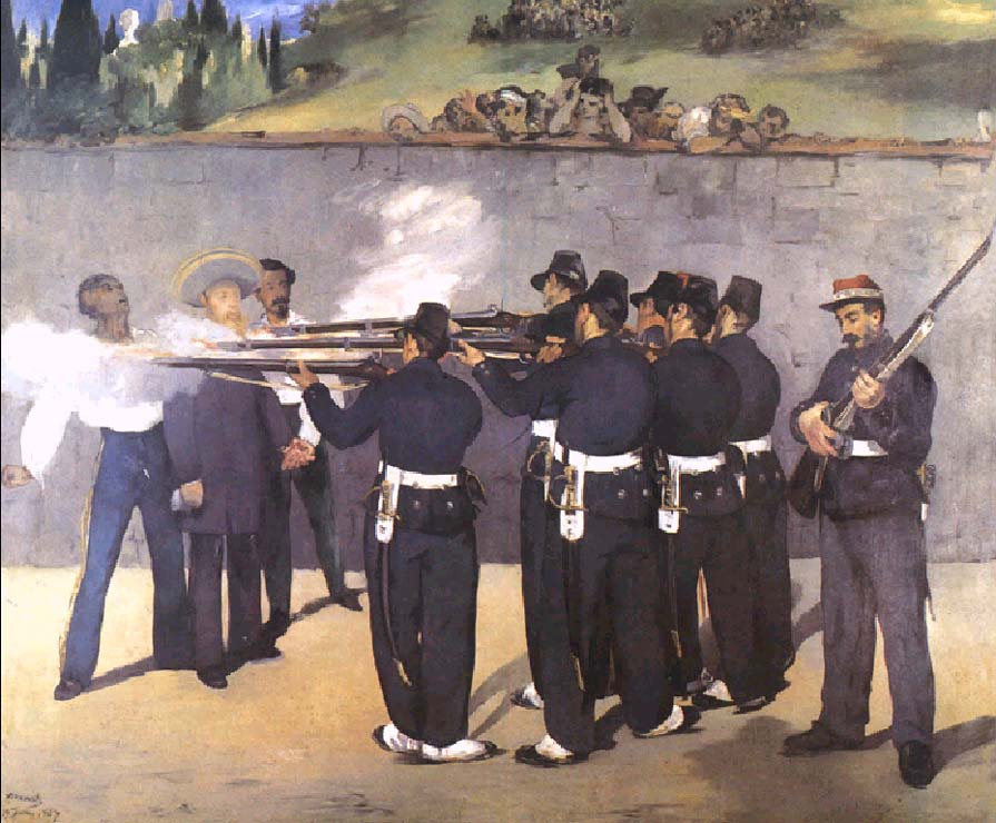 Казнь императора Максимилиана, 1868г. 