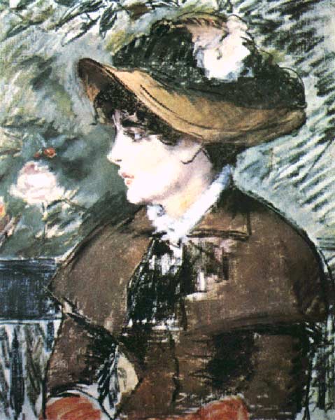 Девушка на скамейке, 1879г. 