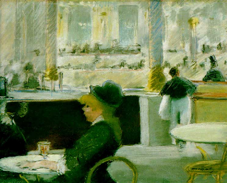 Кафе, площадь Французского театра, 1881г. 