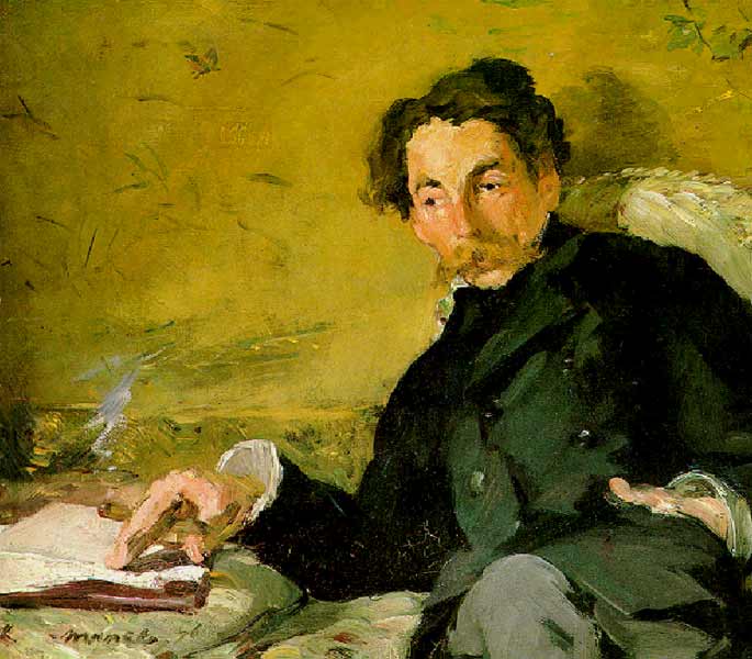 Портрет Малларме, 1876г. 