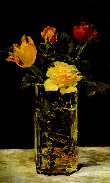 Розы и тюльпаны, ок.1882г. 