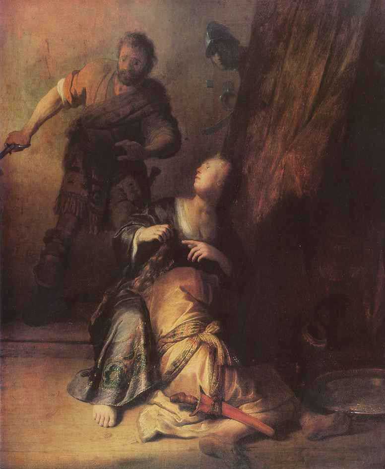 Самсон и Далила. 1628. Берлин, картинная галерея. 