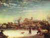 Зимний пейзаж Время создания: 1646 Размеры: 16 х 22 см Город и место хранения картины:  Кассель, Картинная галерея