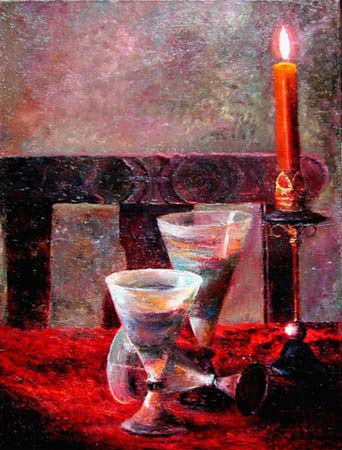 Натюрморт со свечой ( Still Life with  Candle) 