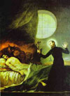 St. Francis Borgia Exorsizing. 1788. Oil on canvas. Private collection