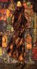 Дама в мехах хорька (картина незакончена), 1916-1918, частное собрание
