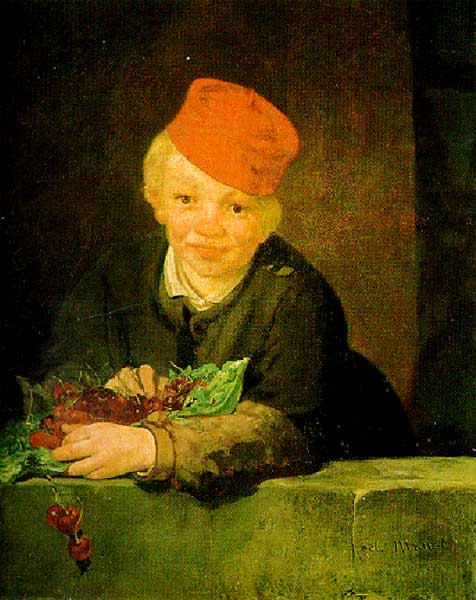 Мальчик с вишнями, 1858г. 