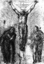 Микеланджело. Распятие (ок. 1550 - 1555)