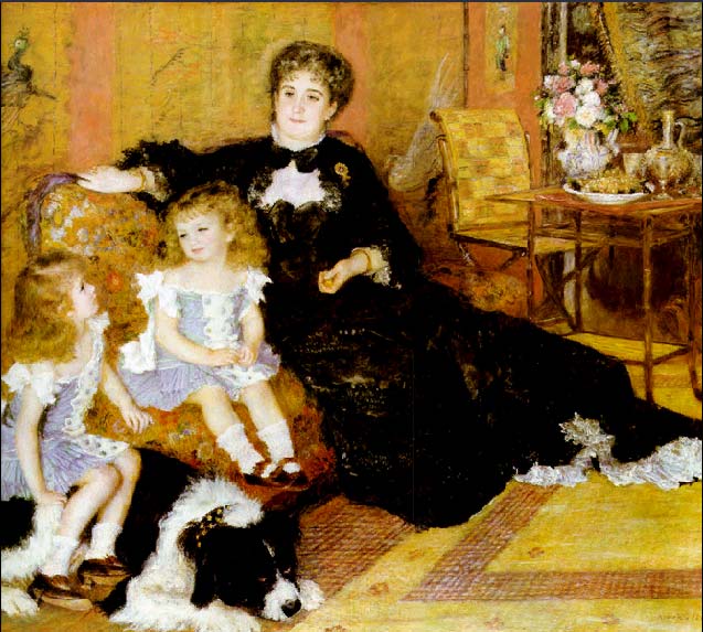 Мадам Шарпантье со своими детьми, 1878 