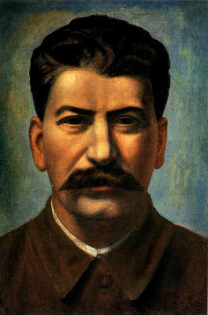 Портрет И.В.Сталина, 1936<br>Масло на холсте. Русский музей<br>Portrait of I.V.Stalin<br>Oil on canvas. The Russian Museum<br>99x67 cm 